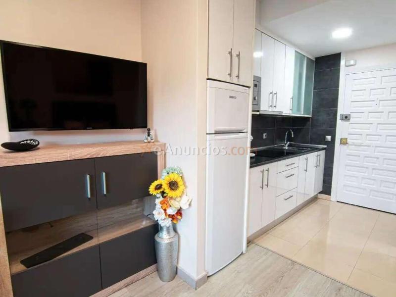 Estudio con terraza, ascensor y piscinas en BenalBeach, Parque de la Paloma