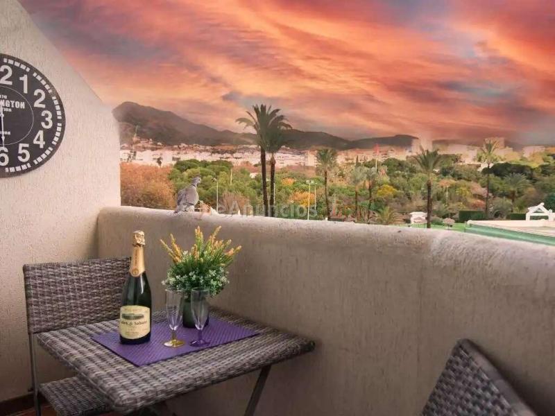 Estudio con terraza, ascensor y piscinas en BenalBeach, Parque de la Paloma