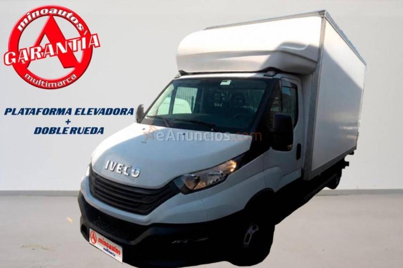 Iveco Daily CHASIS CABINA CARROZADO PAQUETERA CAMIÓN 3500 3.0D 160 CV CON PLATAFORMA ELEVADORA Y RUEDA GEMELA 