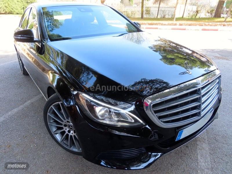 Mercedes Clase C 220D AVANTGARDE-PIEL-BIXENON LEDS-PARKTRONIC-6VEL-FULL de 2018 con 70.000 Km por 23.700 EUR. en Granada