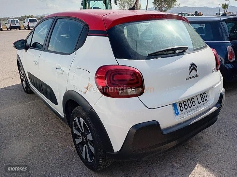Citroen C3 1.2 PURE TECH 83 CV FEEL. de 2019 con 124.000 Km por 7.500 EUR. en Murcia