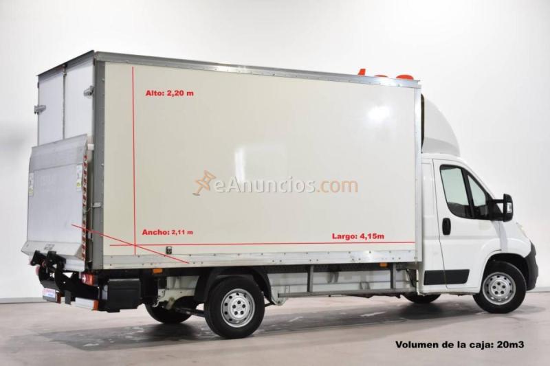 Fiat ducato chasis cabina cabina carrozado paquetero camión 2.3 multijet 140 cv con plataforma 