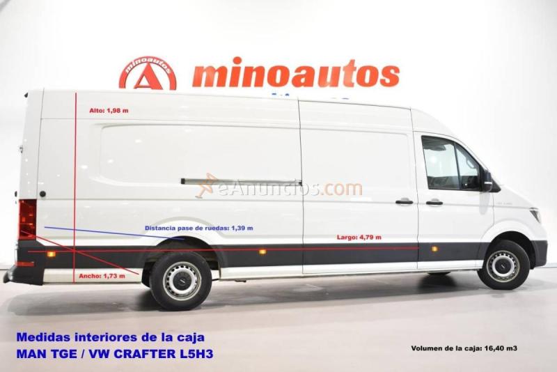 MAN TGE FURGÓN L5H3 3140 2.0 TDI 140 CV EXTRALARGA 
