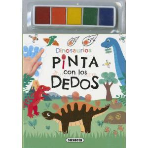 Dinosaurios. Pinta con los dedos