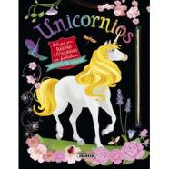 Unicornios. Dibujos para raspar y colorear