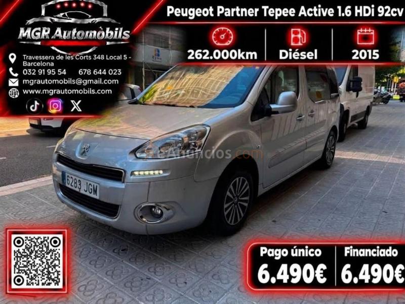 Peugeot Partner Tepee Active 1.6 HDi 92cv