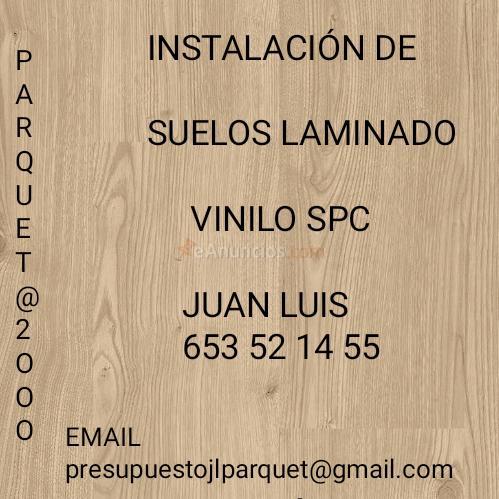 instalacion de suelos de  maderas laminados vinilos spc
